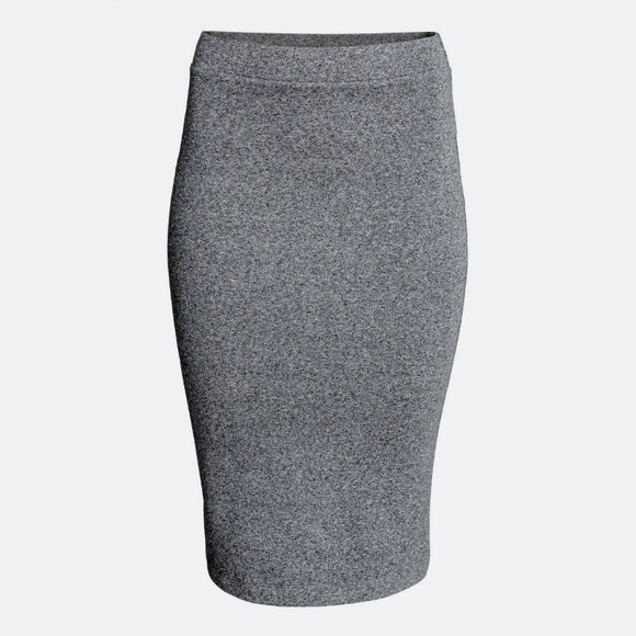 gray skirt fitted